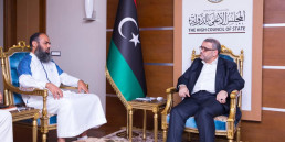 لقاء رئيس المجلس الأعلى للدولة برئيس مجلس الحكماء والأعيان ببلدية سوق الجمعة