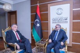 رئيس المجلس الأعلى للدولة يلتقي سفير جمهورية إيطاليا لدى ليبيا