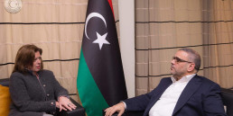 رئيس المجلس الأعلى للدولة يلتقي نائبة الممثل الخاص للشؤون السياسية السيدة ستيفاني ويليامز